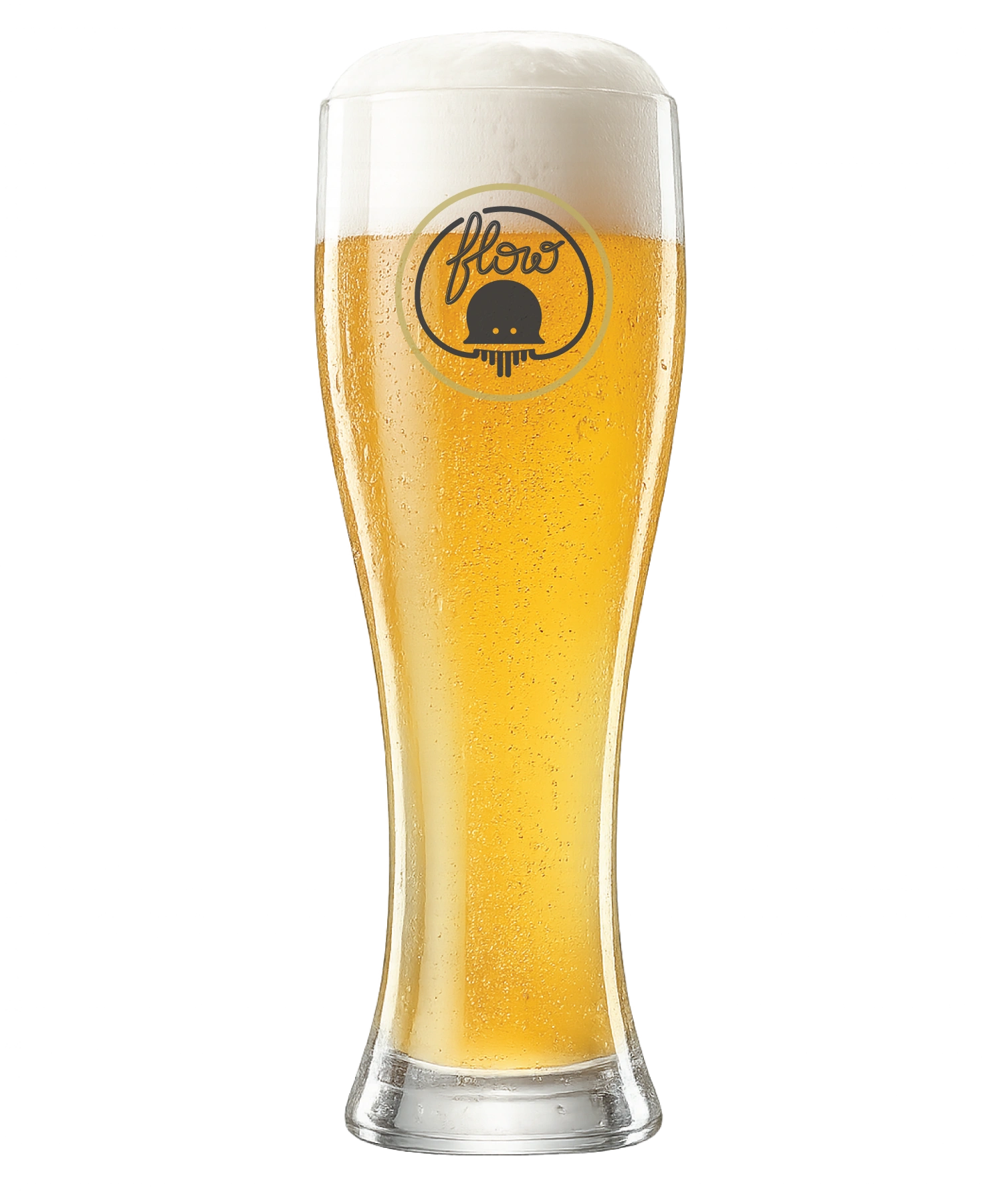 Flow craft beer glass
